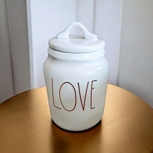 NEW Rae Dunn LOVE Canister